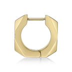 Cross Cubic Zirconia Hoop Earrings