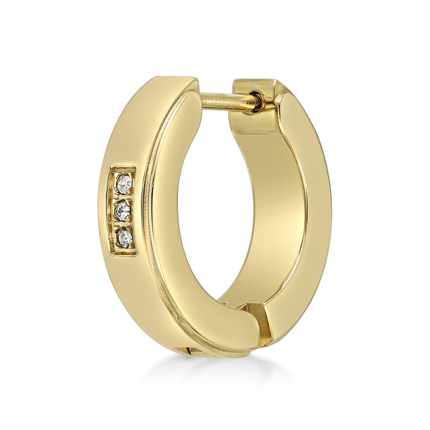 Cubic Zirconia Hoop Earrings