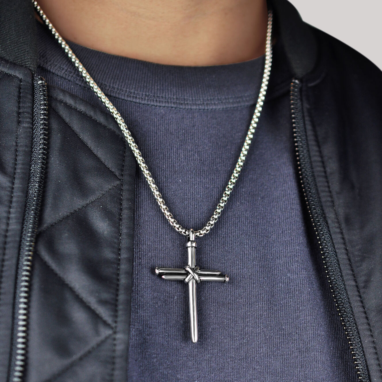 Nail Cross Pendant