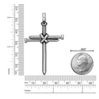 Nail Cross Pendant