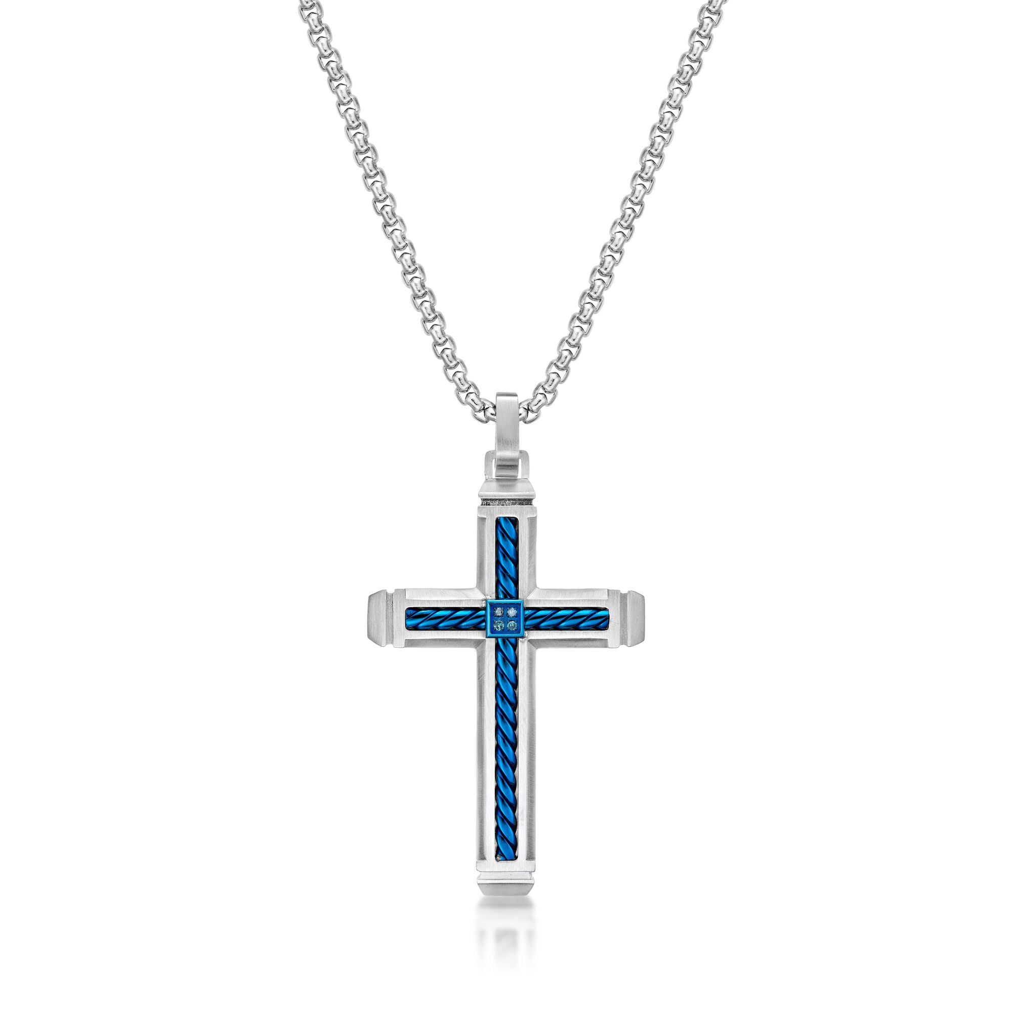 Blue Diamond Cross