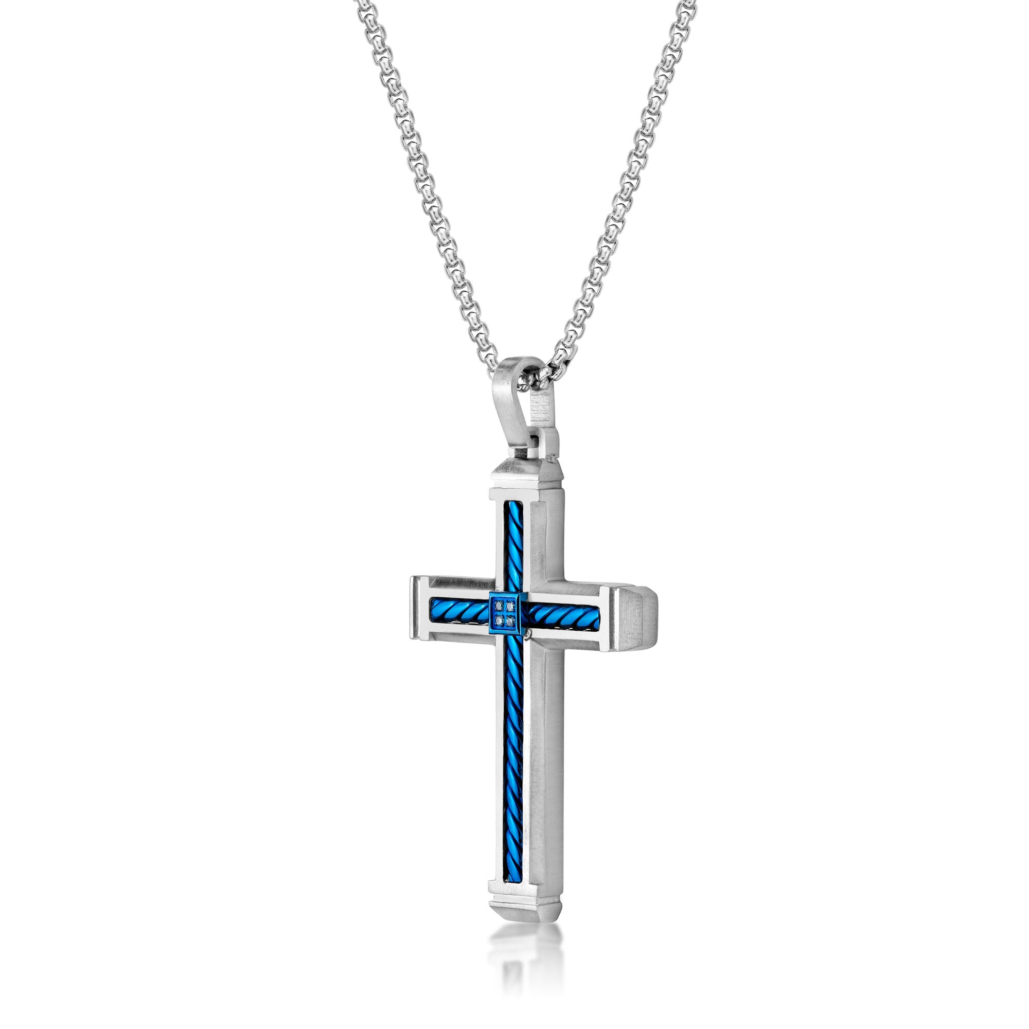 Blue Diamond Cross