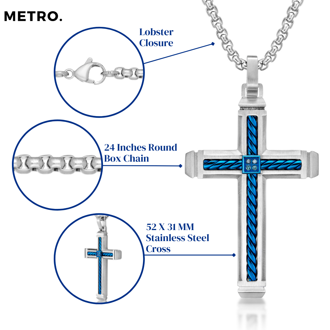 Blue Diamond Cross