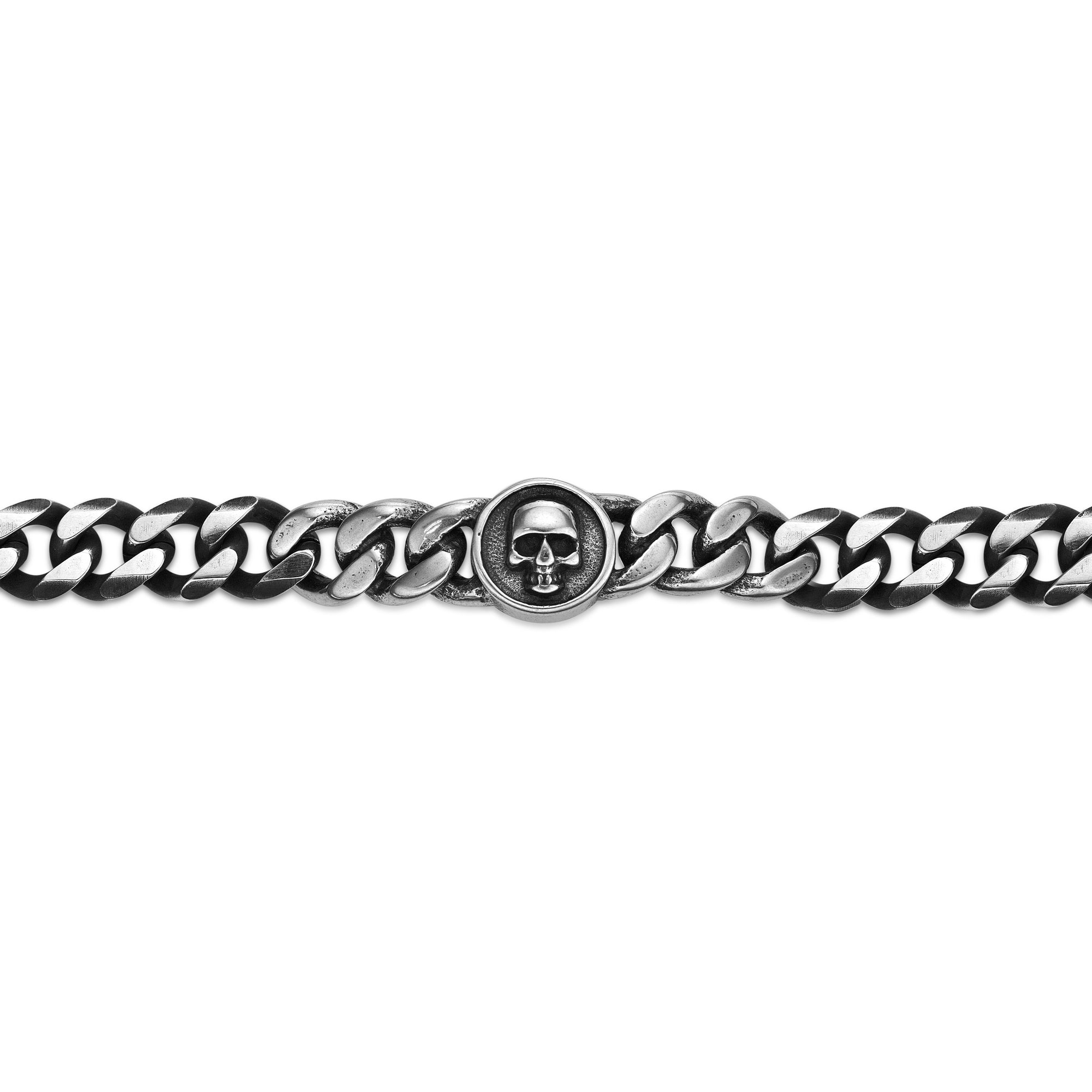 Skull Medalion Bracelet