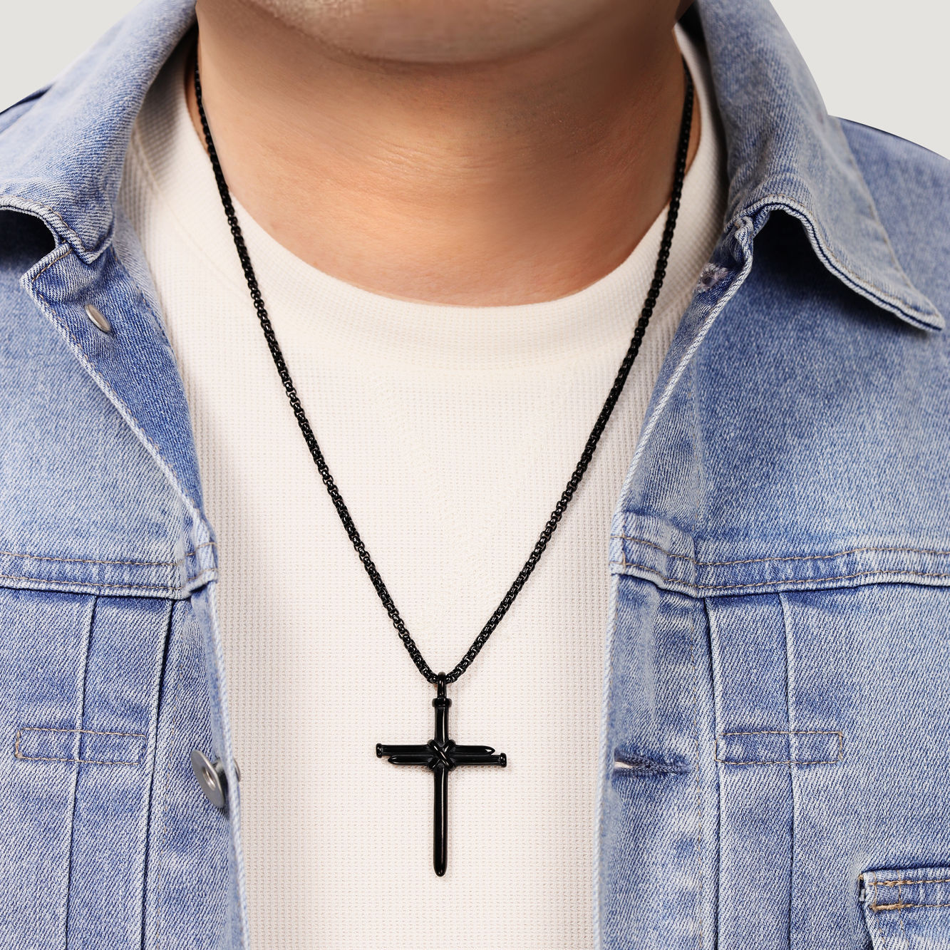 Nail Cross Pendant