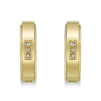 Cubic Zirconia Hoop Earrings