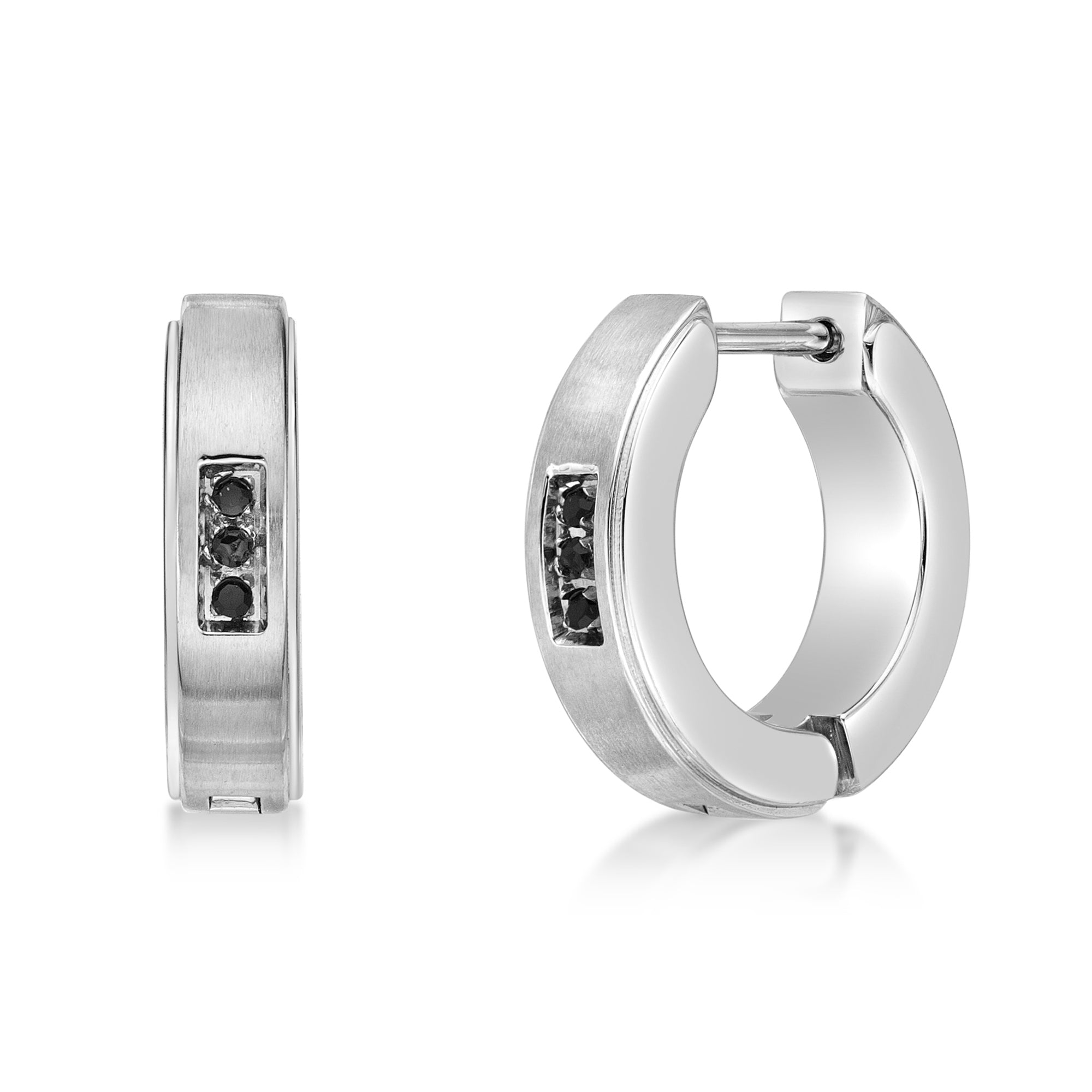 Cubic Zirconia Hoop Earrings