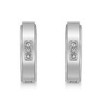 Cubic Zirconia Hoop Earrings
