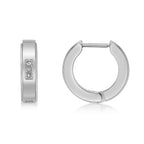 Cubic Zirconia Hoop Earrings