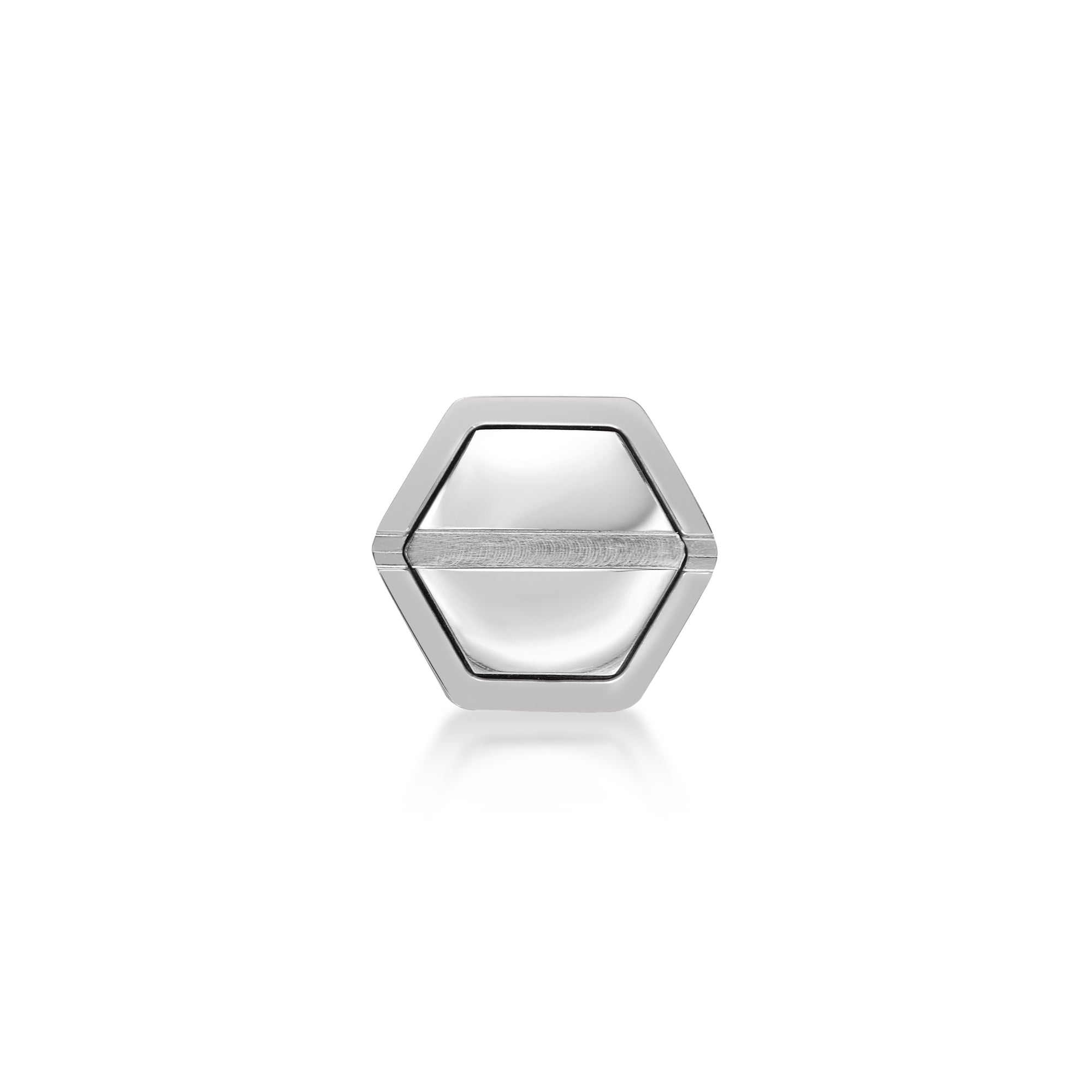 Hexagon Stud Earrings