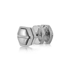 Hexagon Stud Earrings