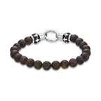 Bronzite Beaded stretch Bracelet
