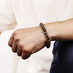 Bronzite Beaded stretch Bracelet