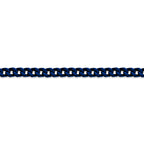Blue Acrylic Franco Chain Necklace
