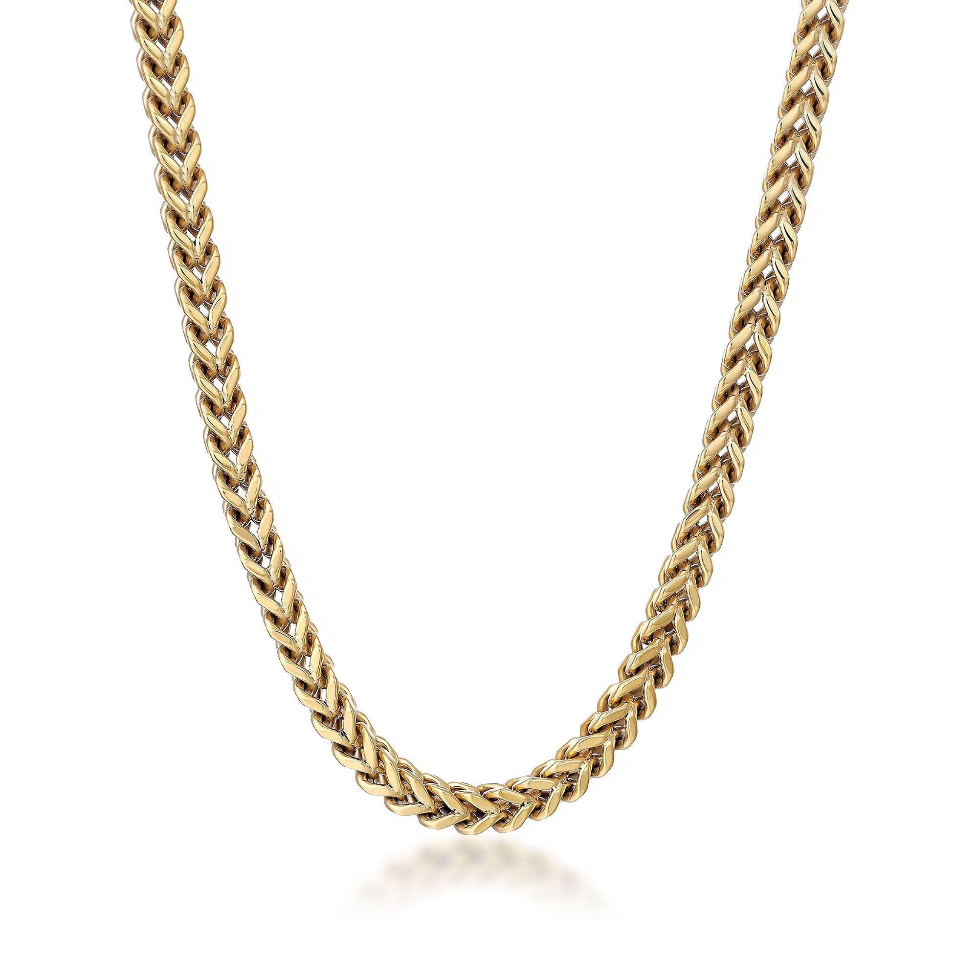 Thick Foxtail Chain Necklace