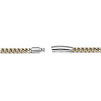 Men's Gold Ion Plated Stainless Steel Curb Bracelet, 8.5