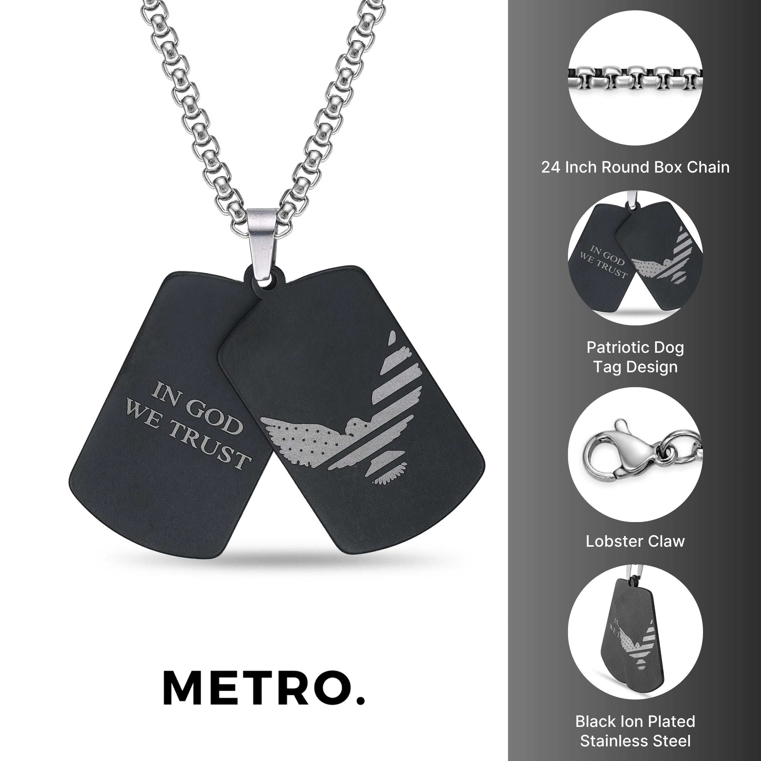 Patriotic Dog Tag 