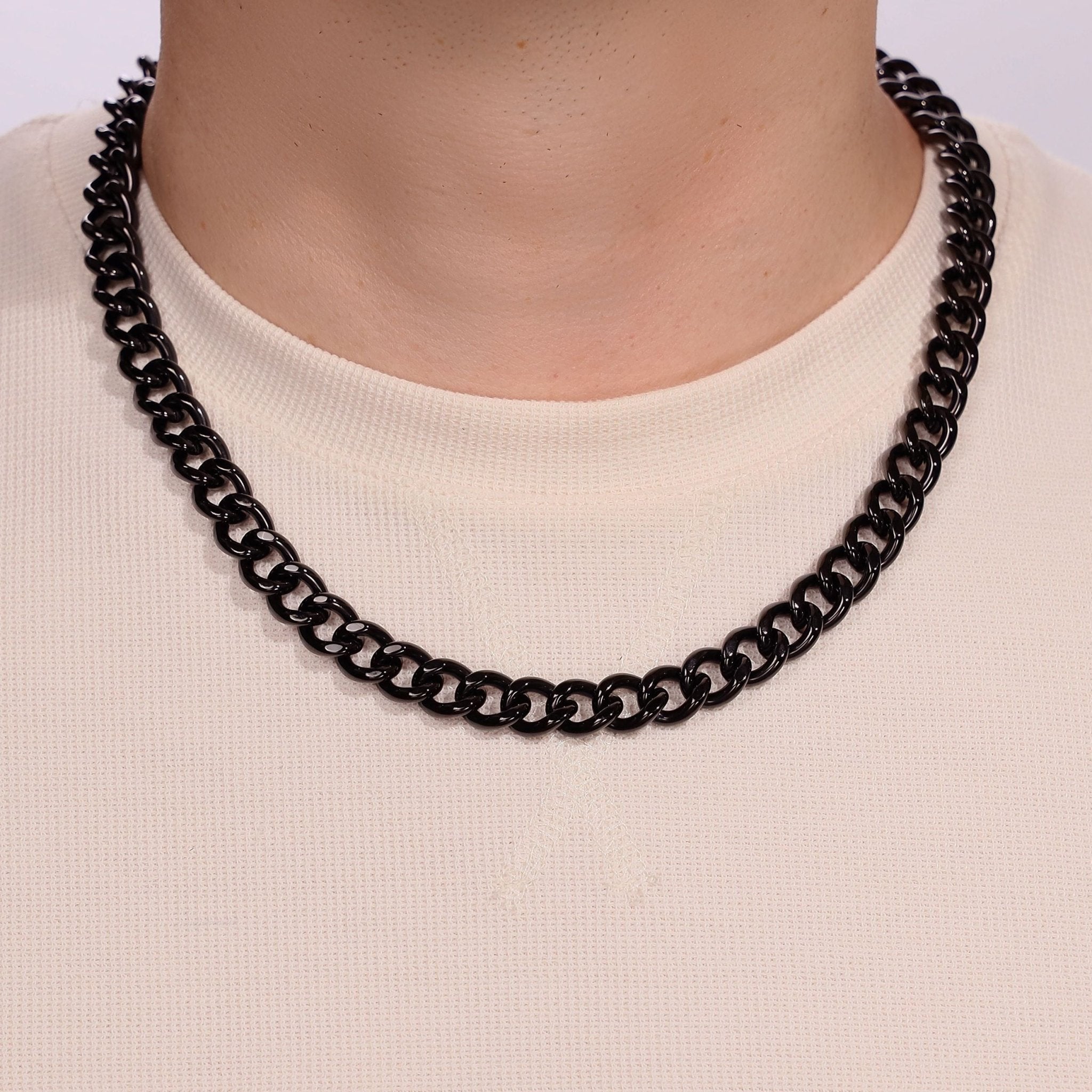 Thick Curb Chain Necklace