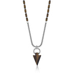 Tiger Eye Arrow Head Pendant