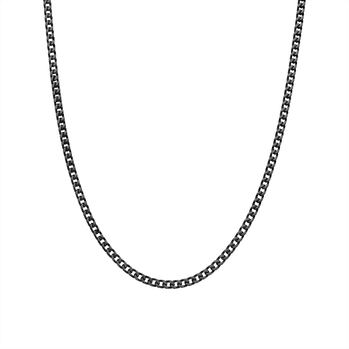 Thin Chain in Black Ion Plated Stainless Steel
