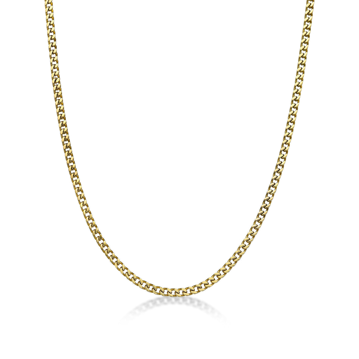Thin Chain in Gold Ion Plated Stainless Steel