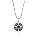 Sterling Silver Compass Pendant