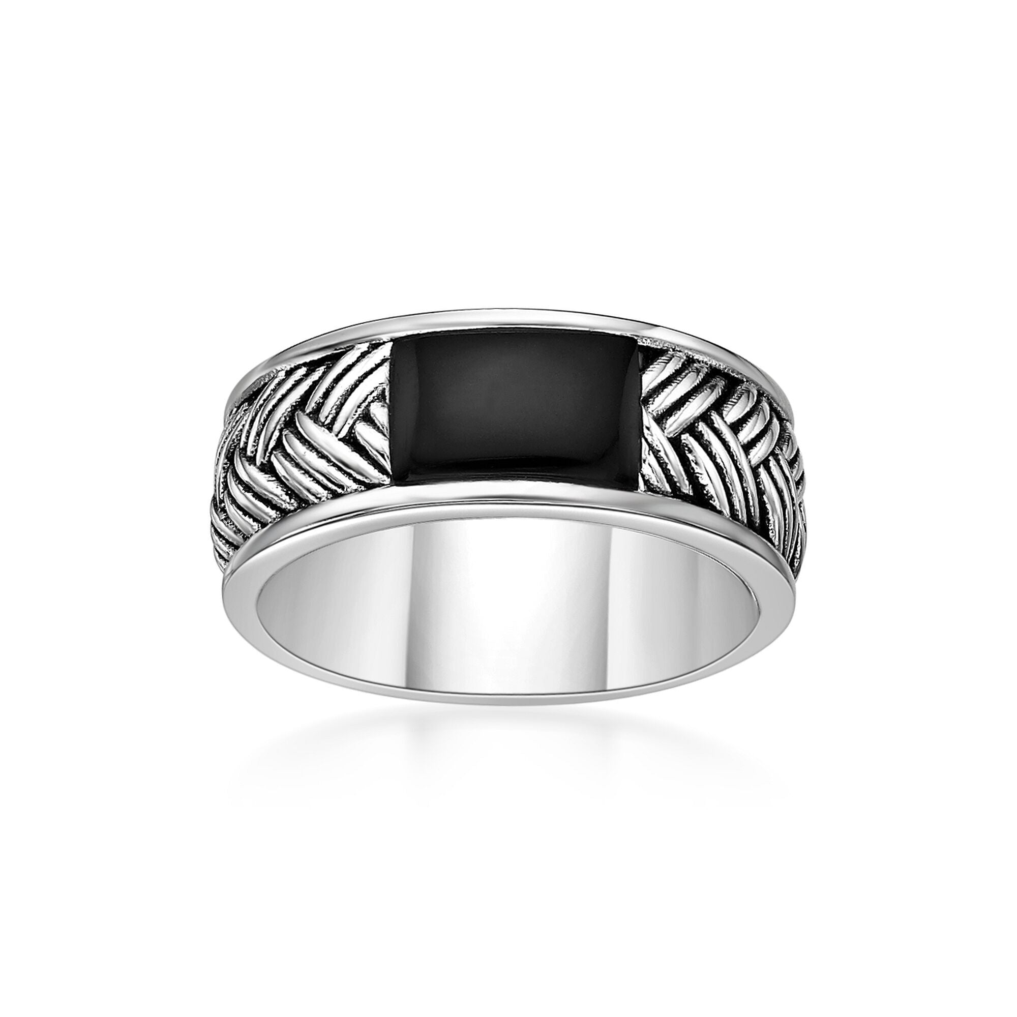 Sterling Silver Woven Band Ring