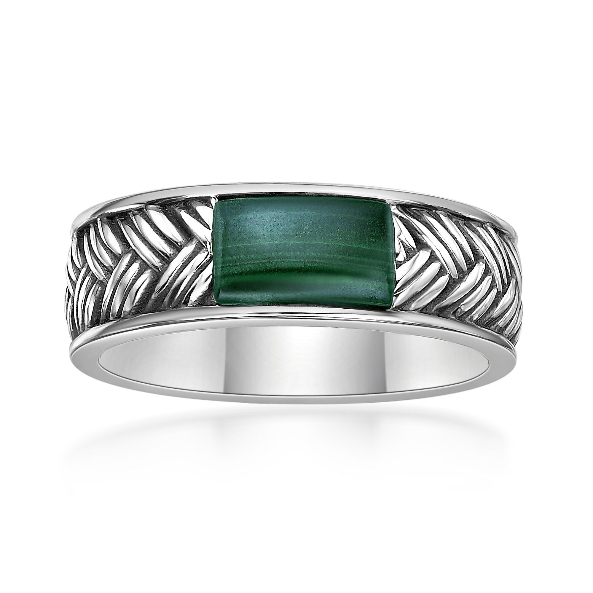 Sterling Silver Woven Band Ring