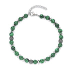 Malachite Beaded Natural Stone Adjustable Bracelet