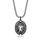 Lion's Head Medalion Pendant