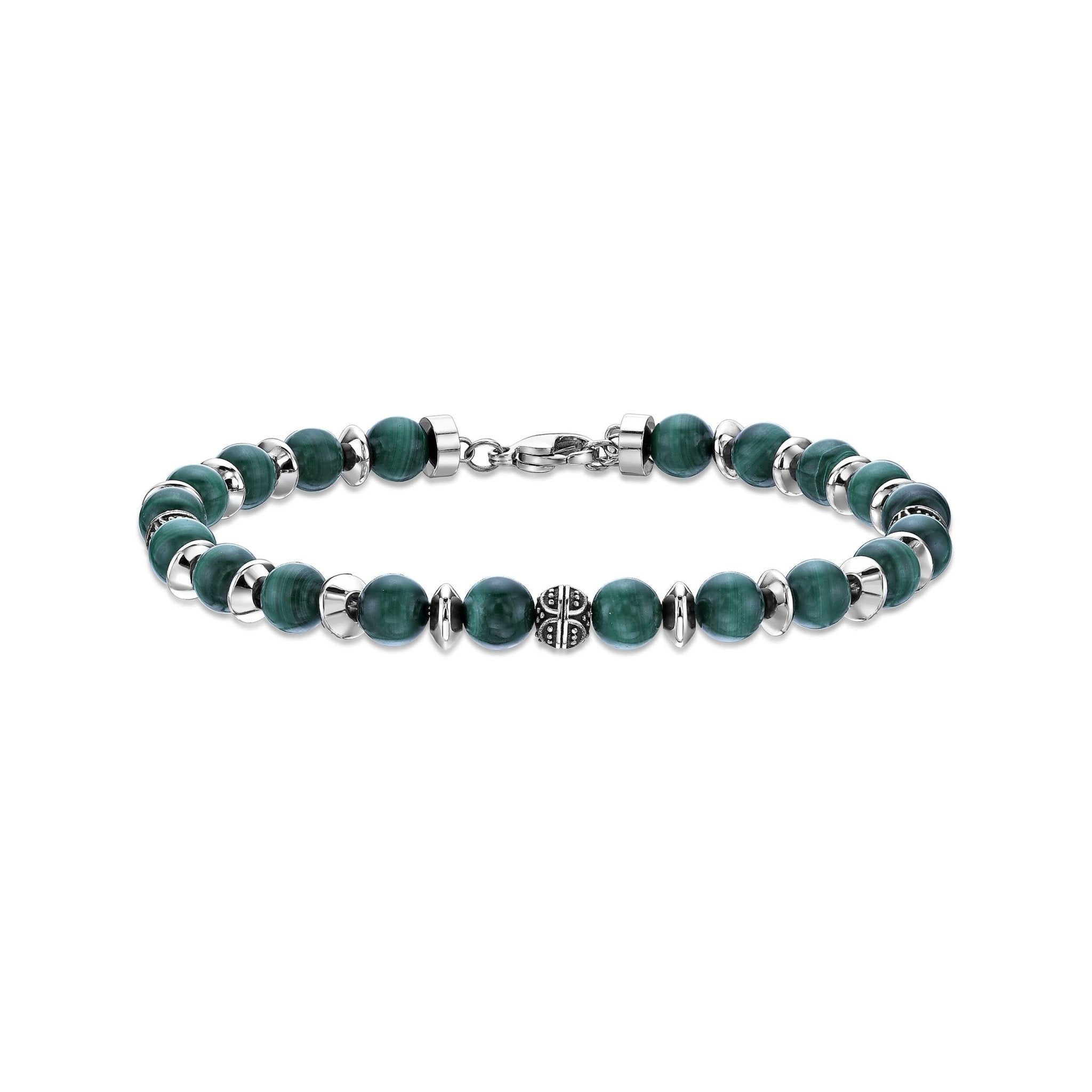 Malachite Beaded Natural Stone Bracelet