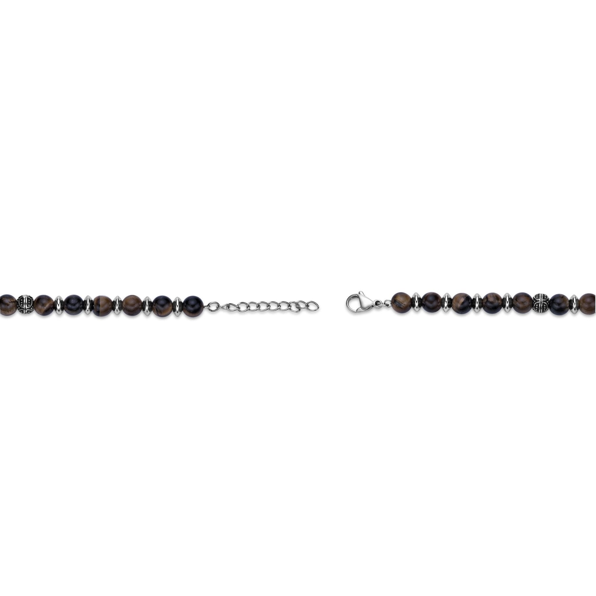 Tiger Eye Beaded Natural Stone Bracelet