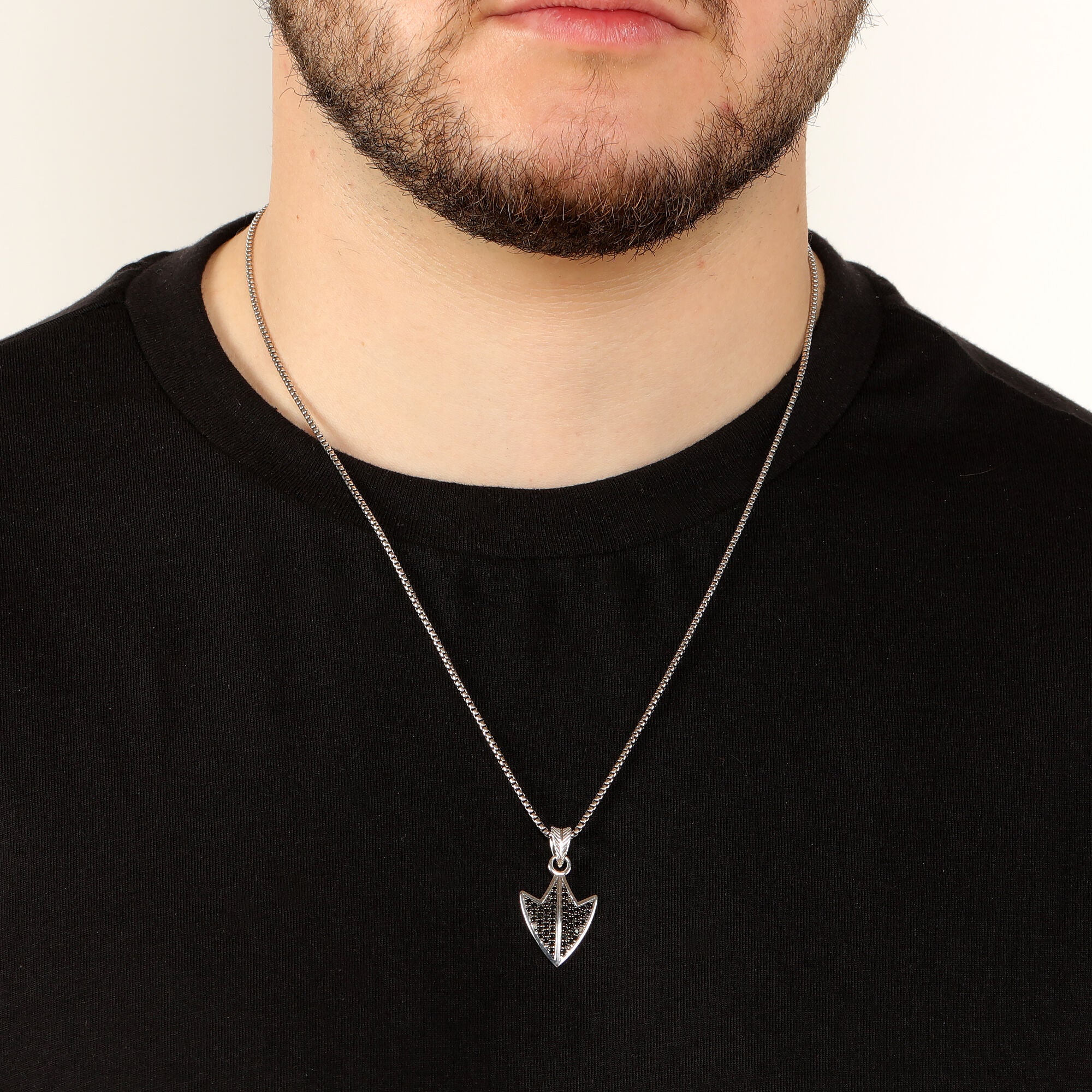 Sterling Silver Sheild Pendant
