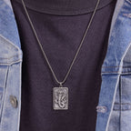Sterling Silver Snake Pendant