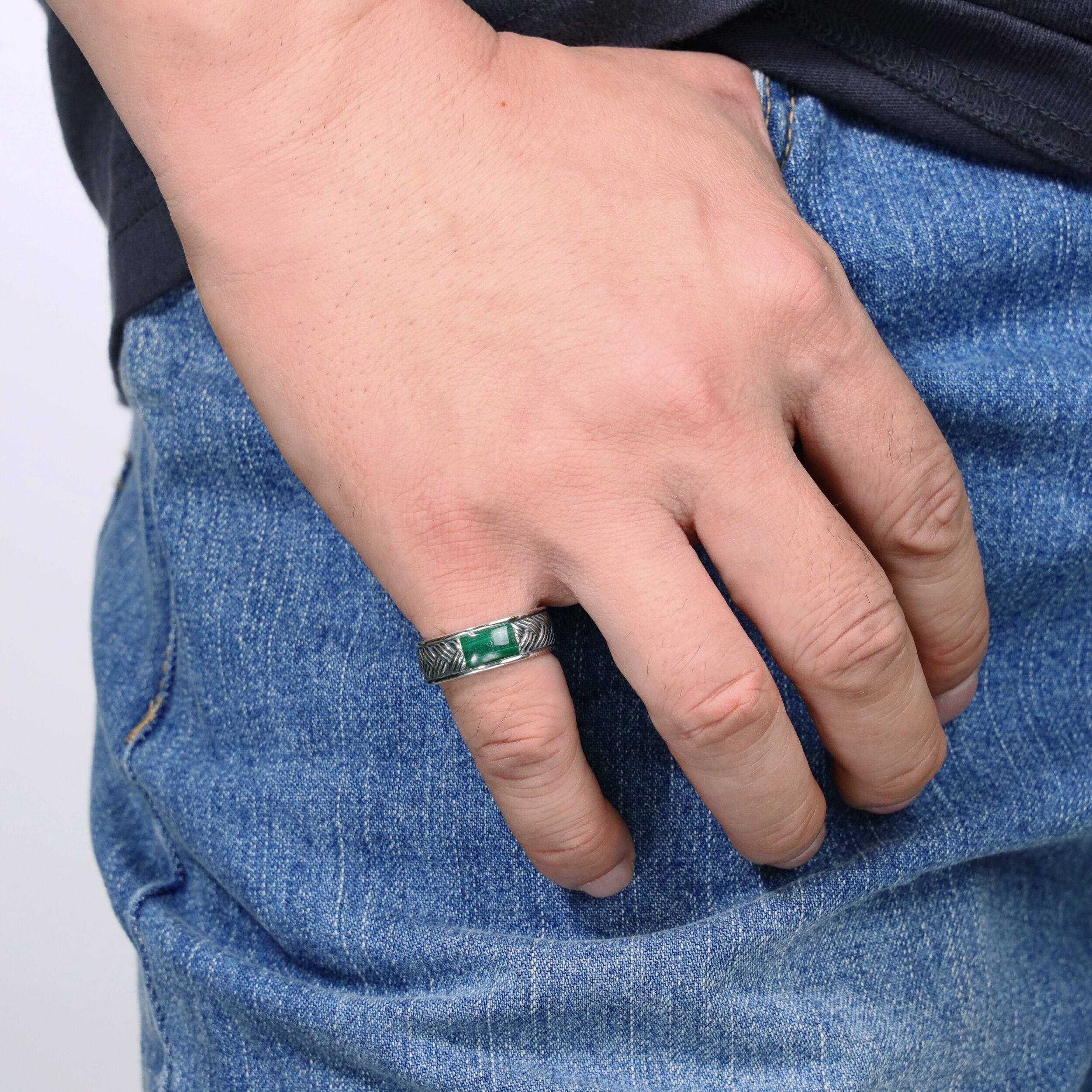 Sterling Silver Woven Band Ring