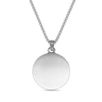 Lion's Head Round Medallion Pendant 