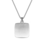 Lion's Head Square Medallion Pendant 