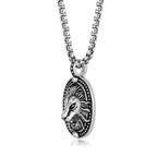 Lion's Head Medalion Pendant