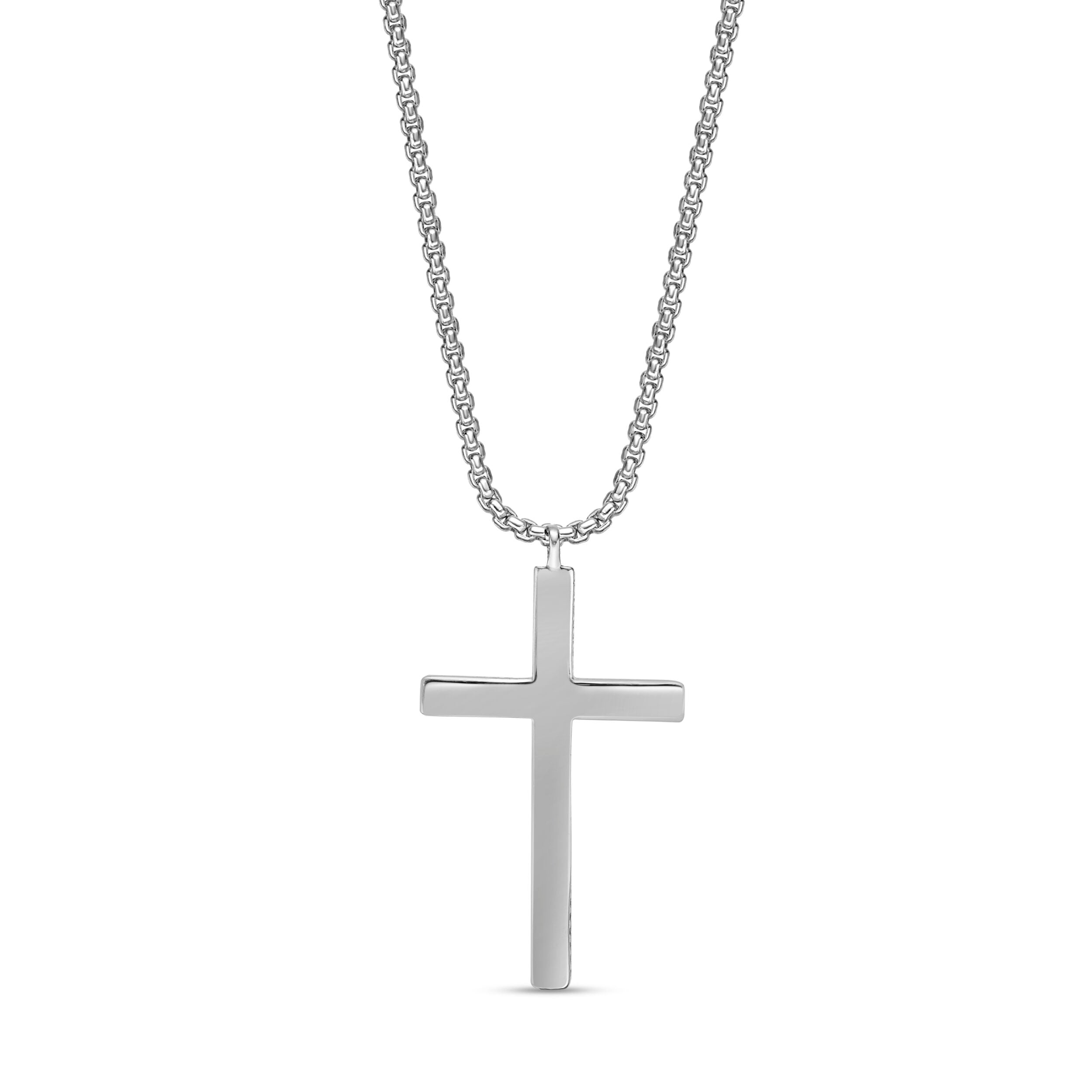 Black Diamond Cross Pendant