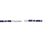 Lapis Lazuli and Howlite Adjustable Natural Stone Bracelet