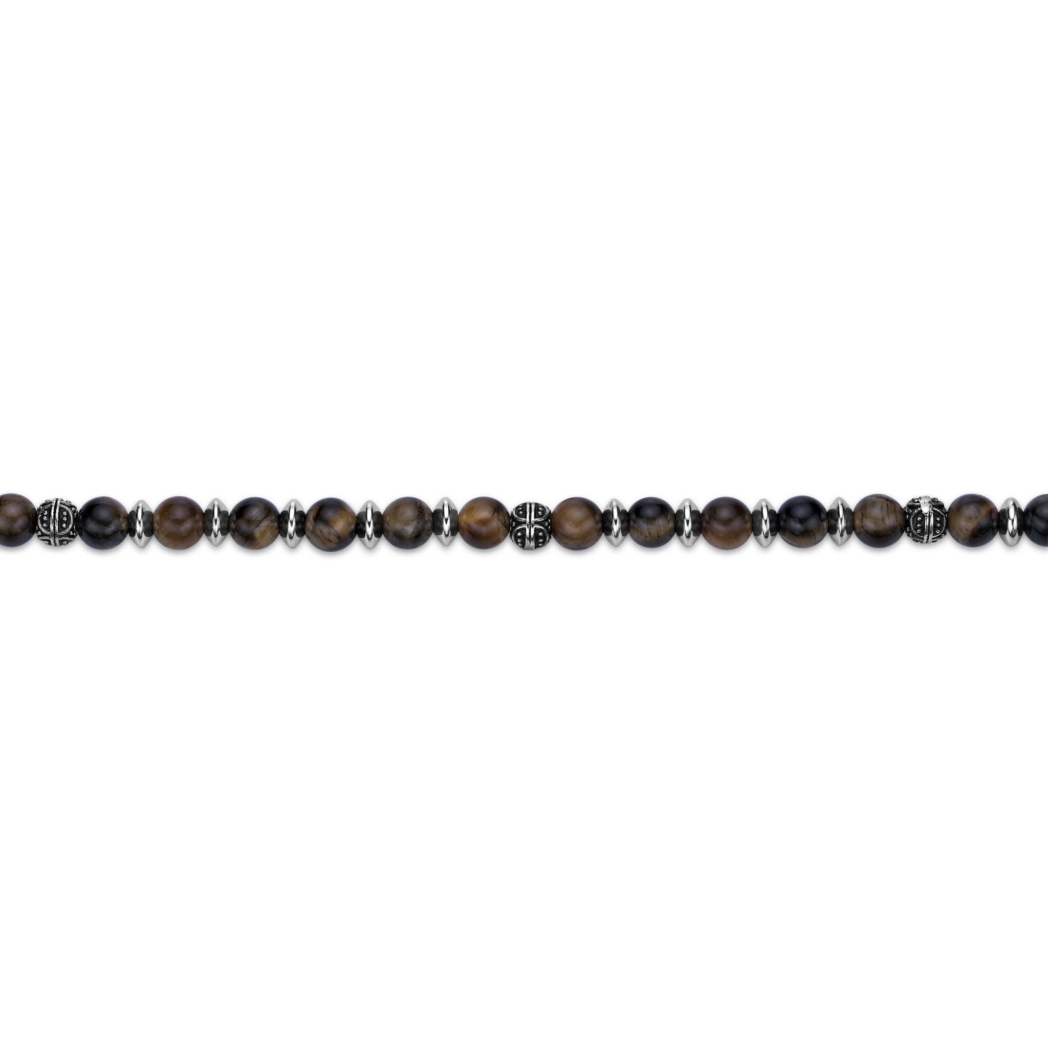 Tiger Eye Beaded Natural Stone Bracelet
