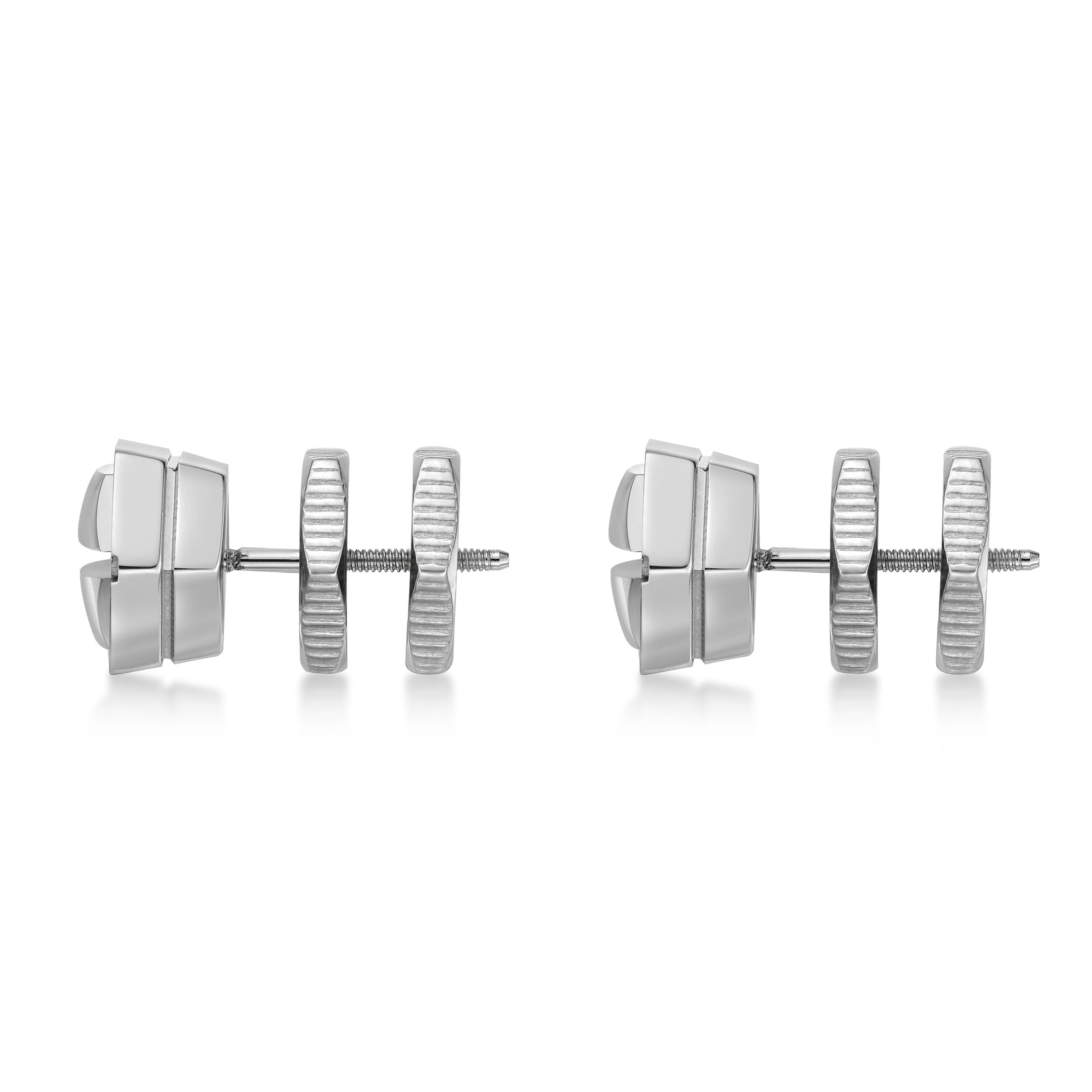 Hexagon Stud Earrings