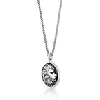 Sterling Silver Lion's Head Pendant