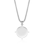 Sterling Silver Compass Pendant