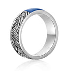 Sterling Silver Woven Band Ring