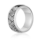Sterling Silver Woven Band Ring