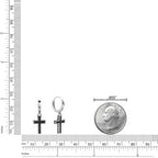 Cross Dangle Earrings