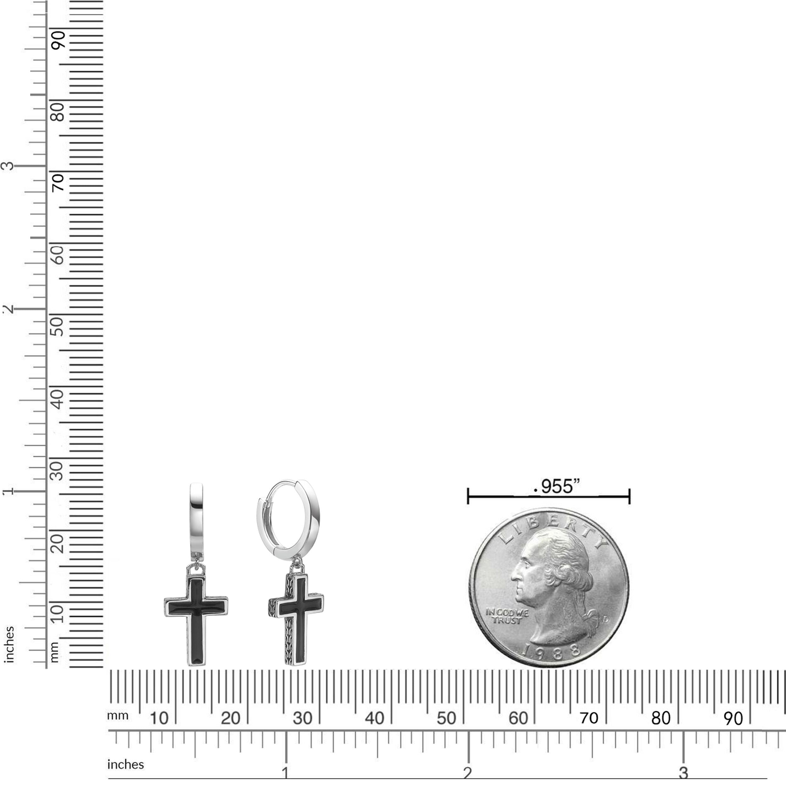 Cross Dangle Earrings