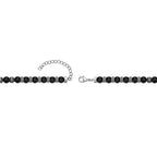 Black Agate Adjustable Natural Stone Bracelet