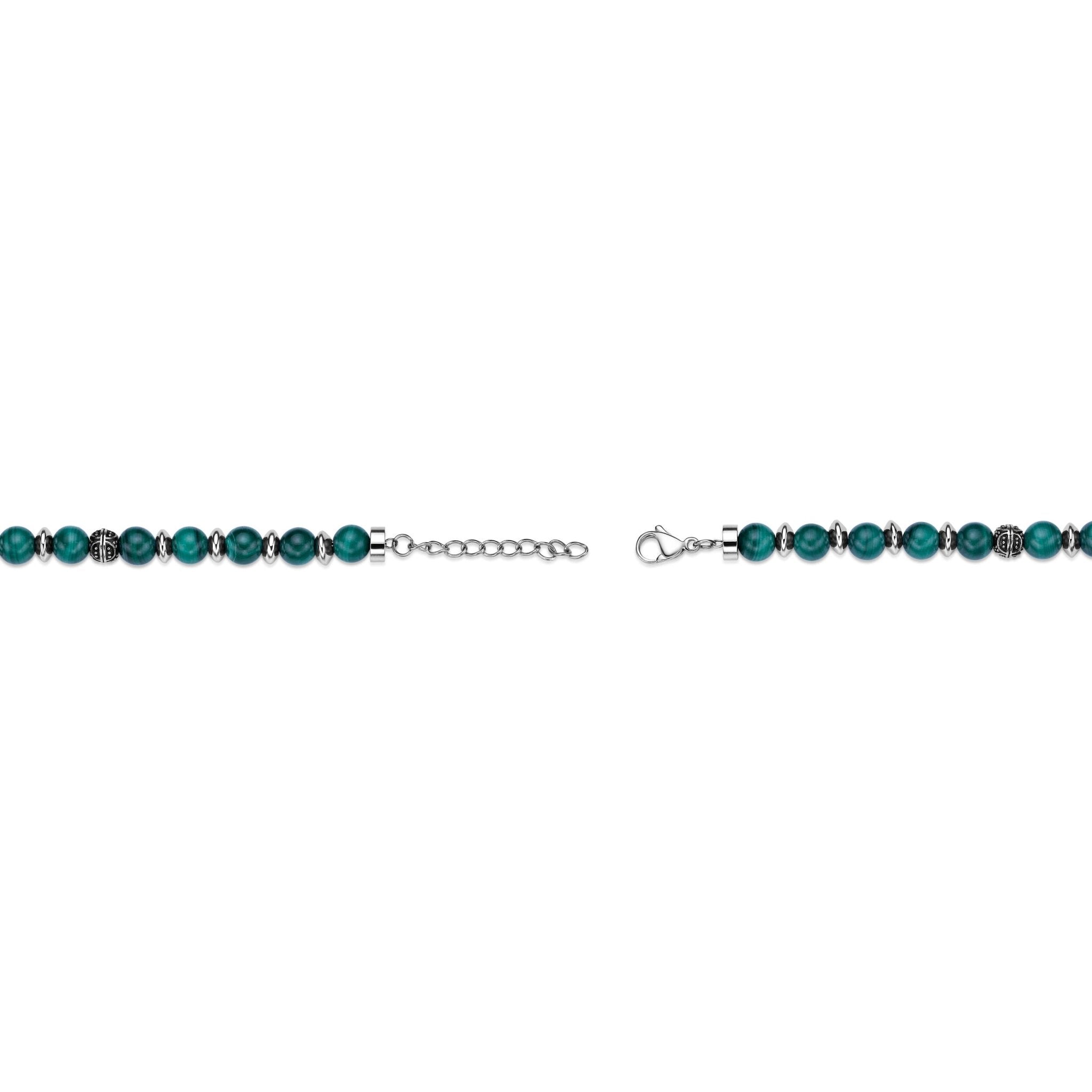 Malachite Beaded Natural Stone Adjustable Bracelet